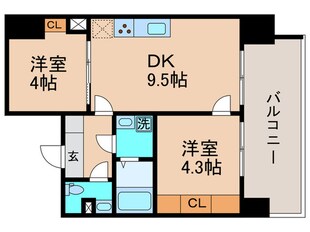 オープンブルーム品川南大井の物件間取画像